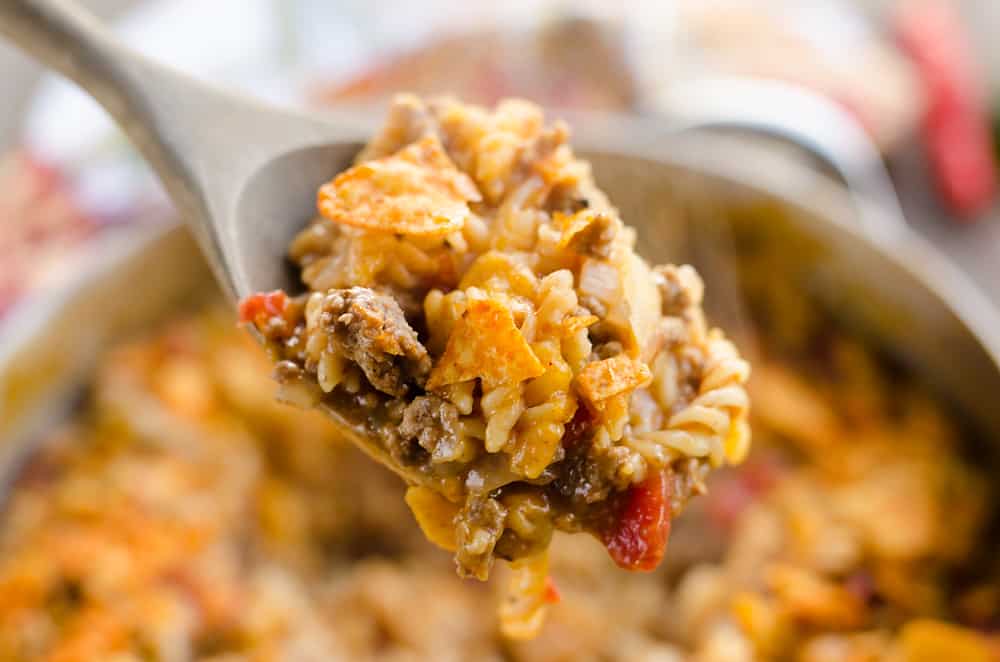 Cheesy Taco Pasta Skillet photograph