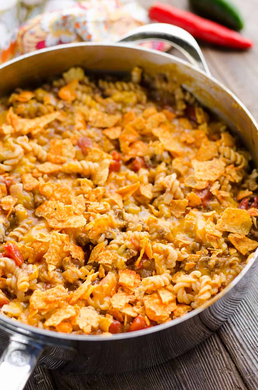 Cheesy Taco Pasta Skillet picture