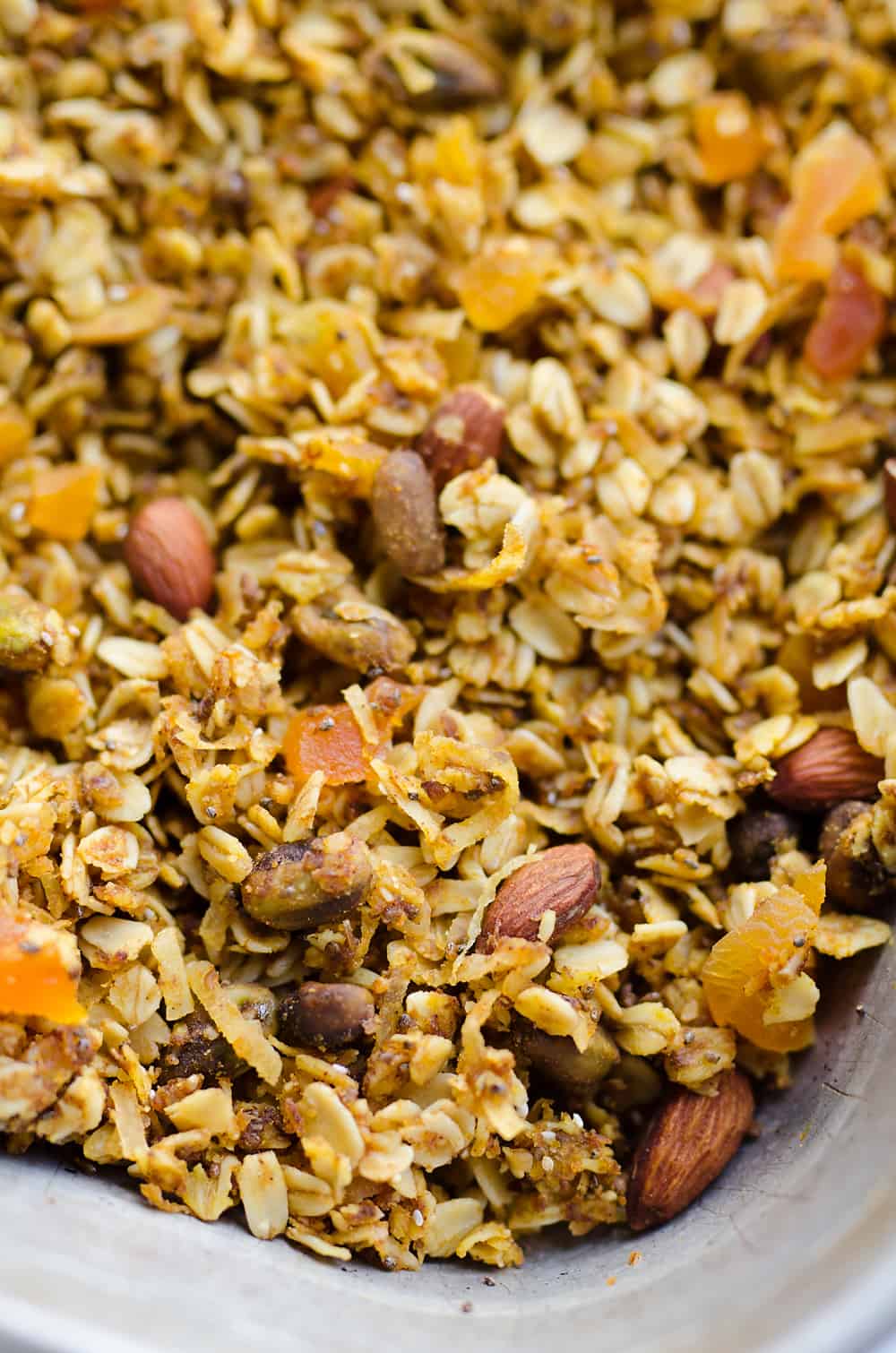 Pumpkin Coconut Granola in sheet pan