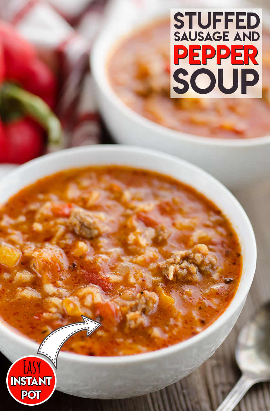 Pressure Cooker Stuffed Pepper Sausage Soup Instant Pot pressure-cooker-stuffed-pepper-sausage-soup-instant-pot