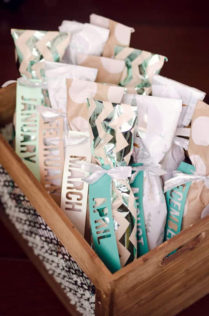 DIY Wine of the Month Gift Basket Idea