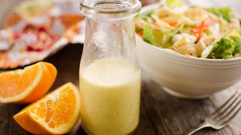 orange color salad dressing Orange Citrus Salad Dressing