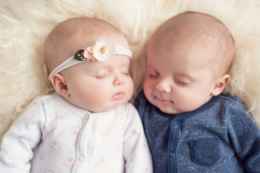 3 Month Old boy girl twins