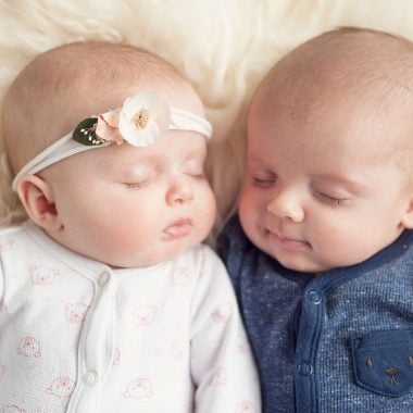 3 Month Old boy girl twins