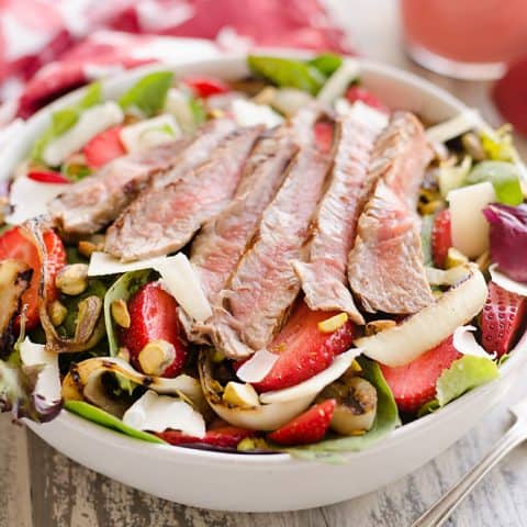 Grilled Steak Strawberry Salad