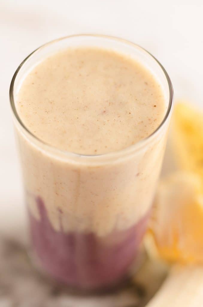 Blackberry Banana Protein Smoothie