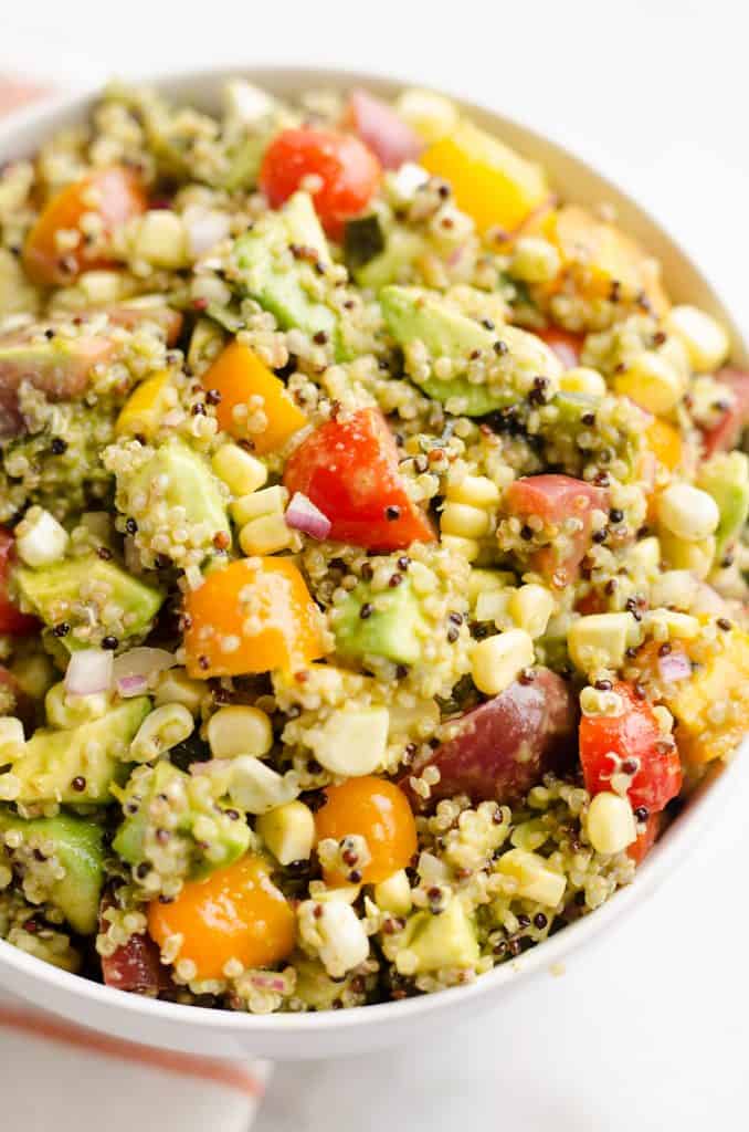 Southwest Vegetable Quinoa Salad bowl