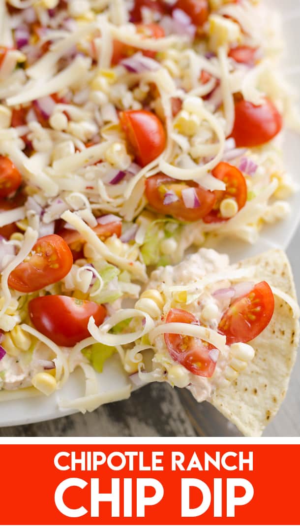 Chipotle Ranch Chip Dip