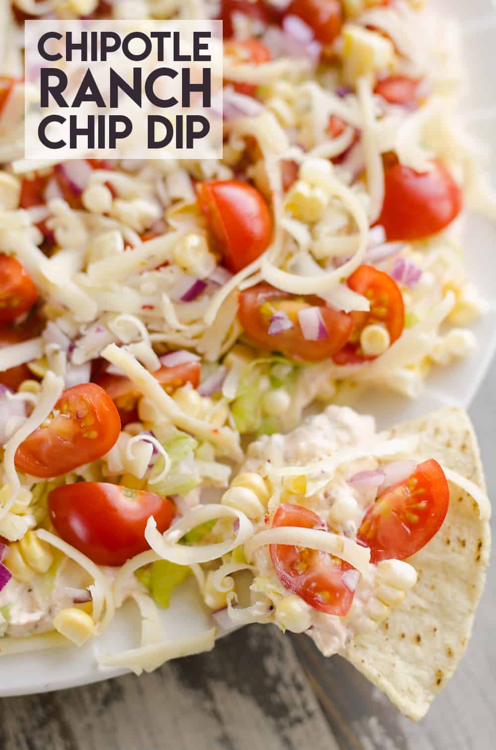 Chipotle Ranch Chip Dip