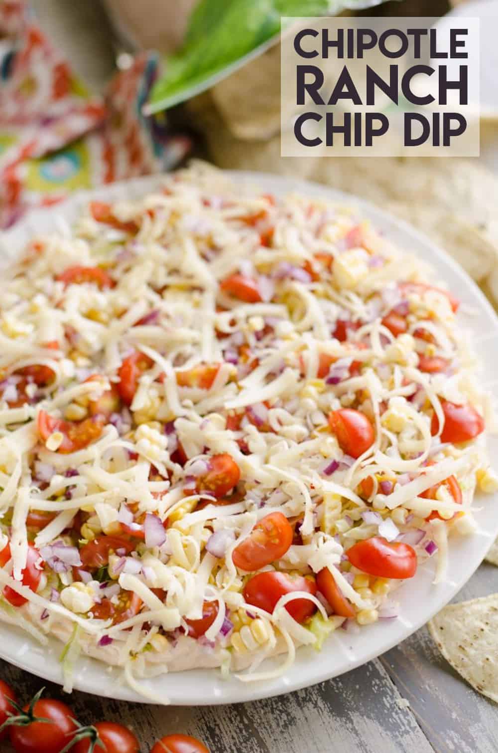 Chipotle Ranch Chip Dip