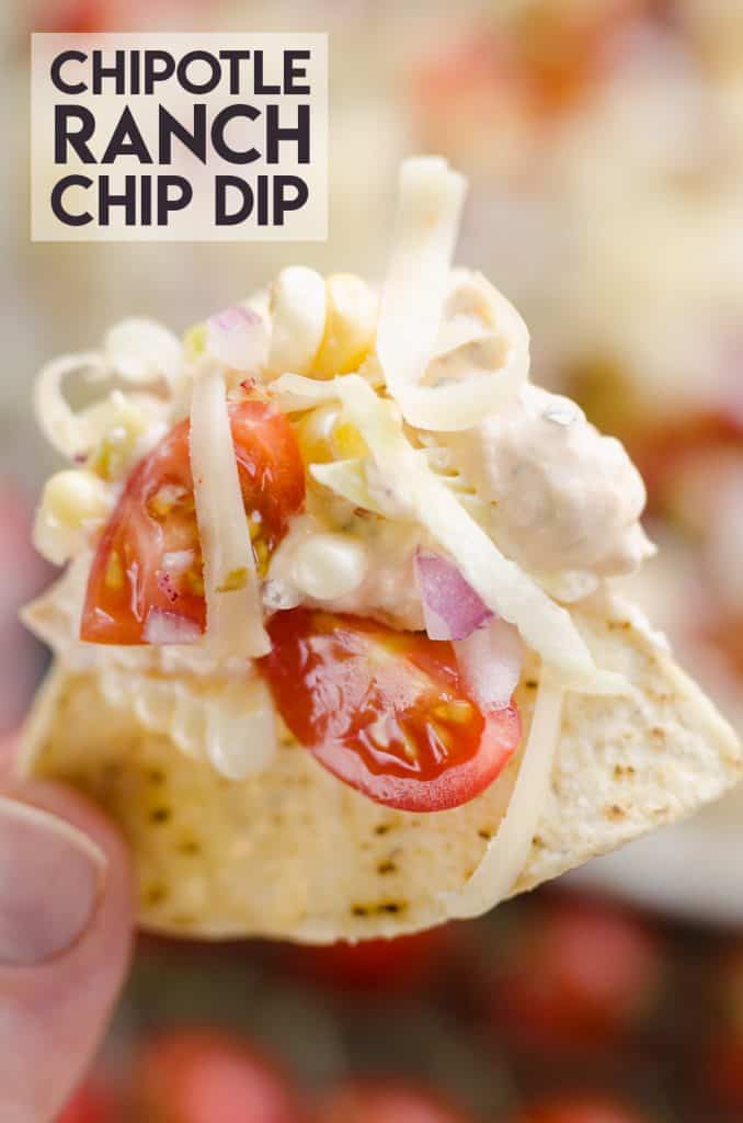 Chipotle Ranch Chip Dip