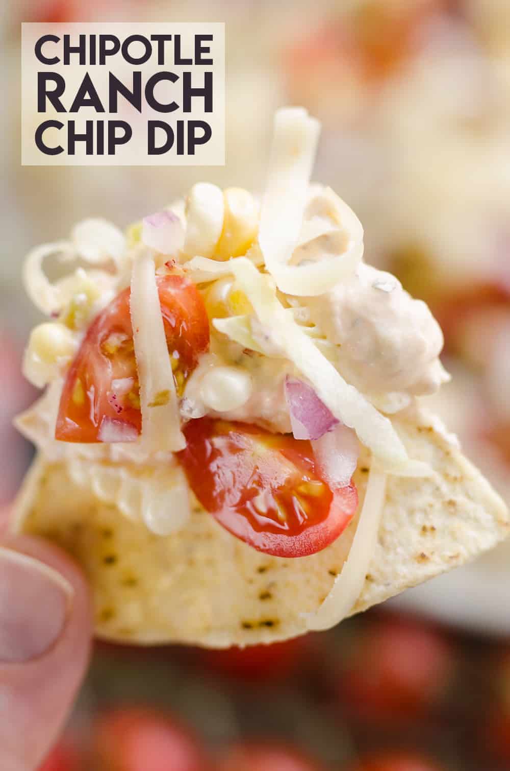 Chipotle Ranch Chip Dip