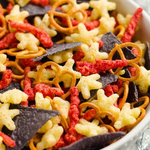 Easy Patriotic Snack Mix 5 Minute Recipe