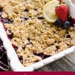 Lemon Berry Crisp