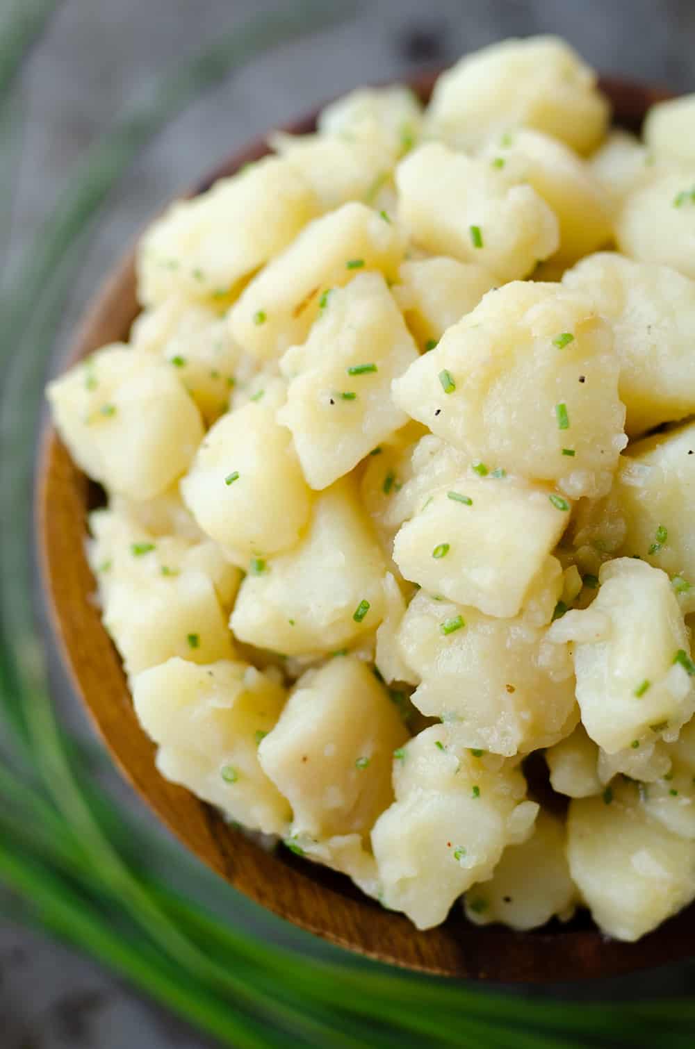 German Potato Salad in serving bowl