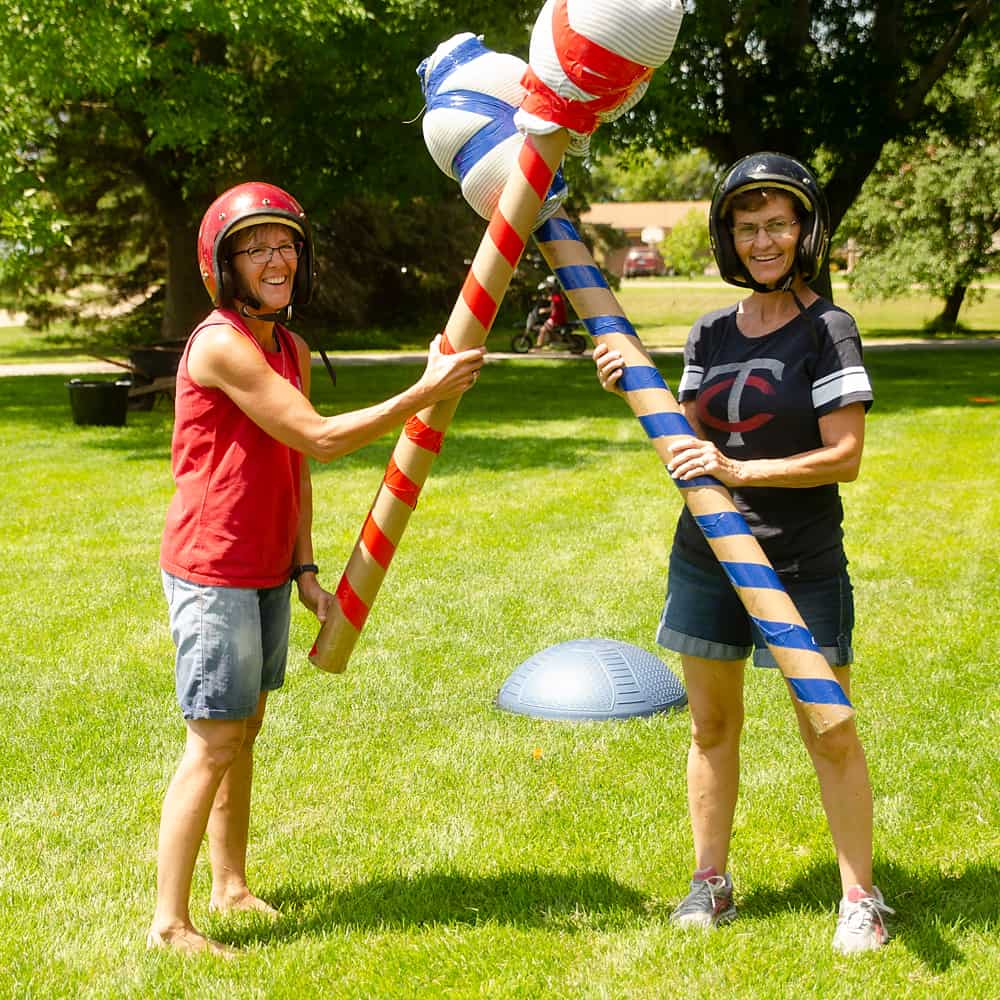 gladiator jousting moms