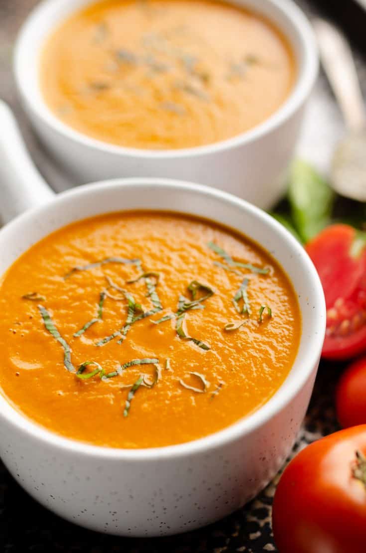 Pressure Cooker Creamy Garden Tomato Soup Instant Pot Recipe
