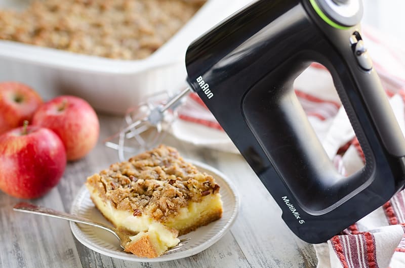 Apple Pecan Custard Dessert with Braun MultiMix