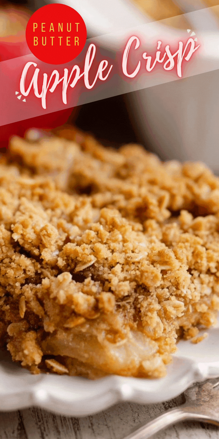 Peanut Butter Apple Crisp