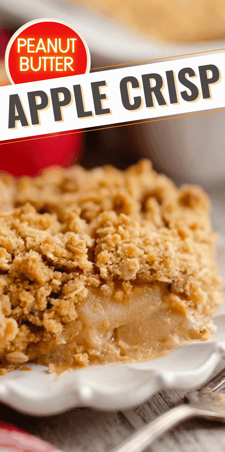 Peanut Butter Apple Crisp