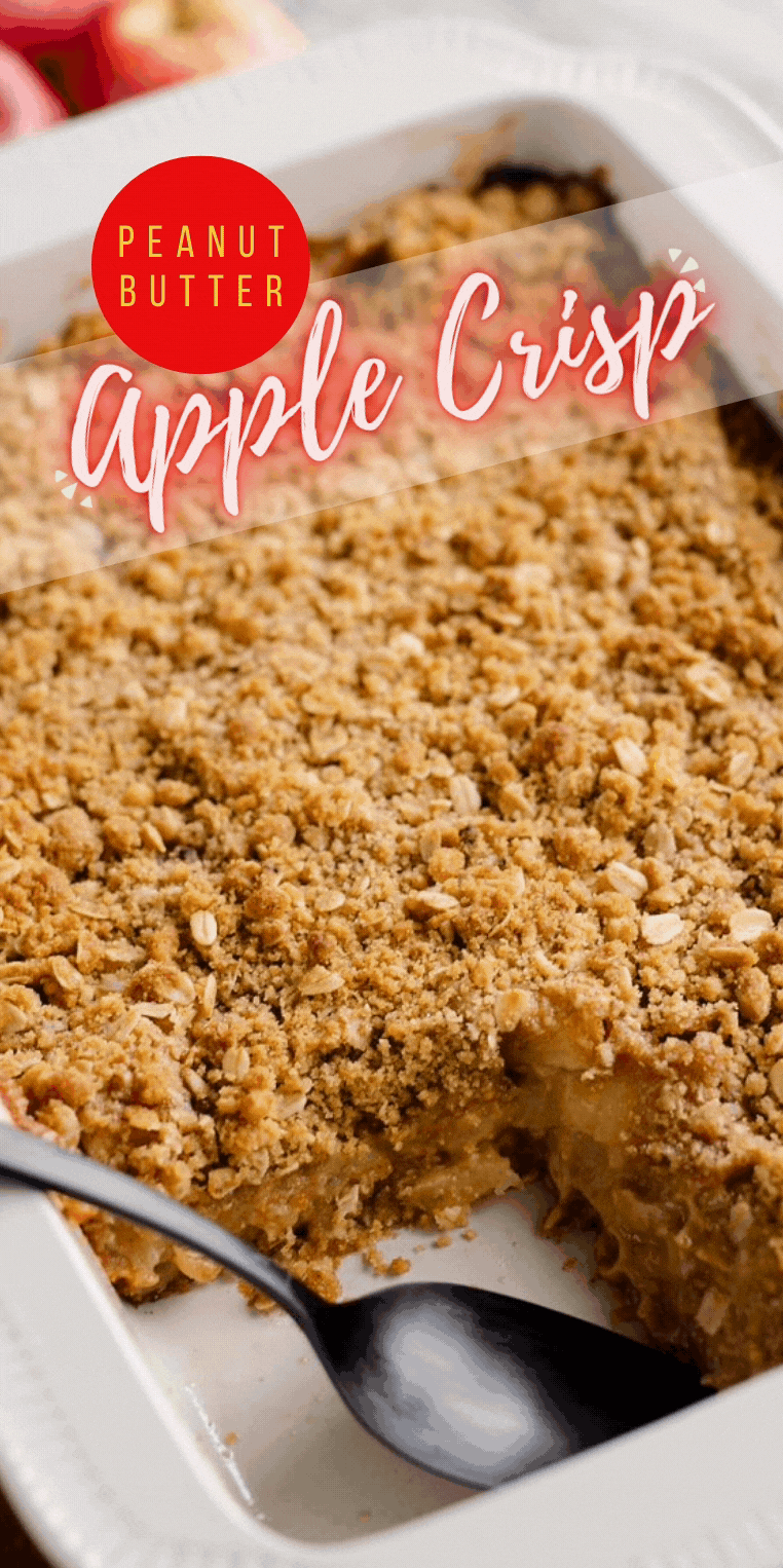 Peanut Butter Apple Crisp