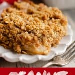 Peanut Butter Apple Crisp