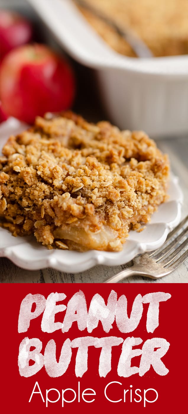 Peanut Butter Apple Crisp