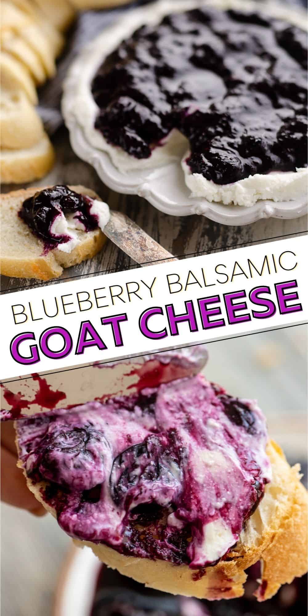 Blueberry Balsamic Goat Cheese Appetizer 15 Minute Recipe