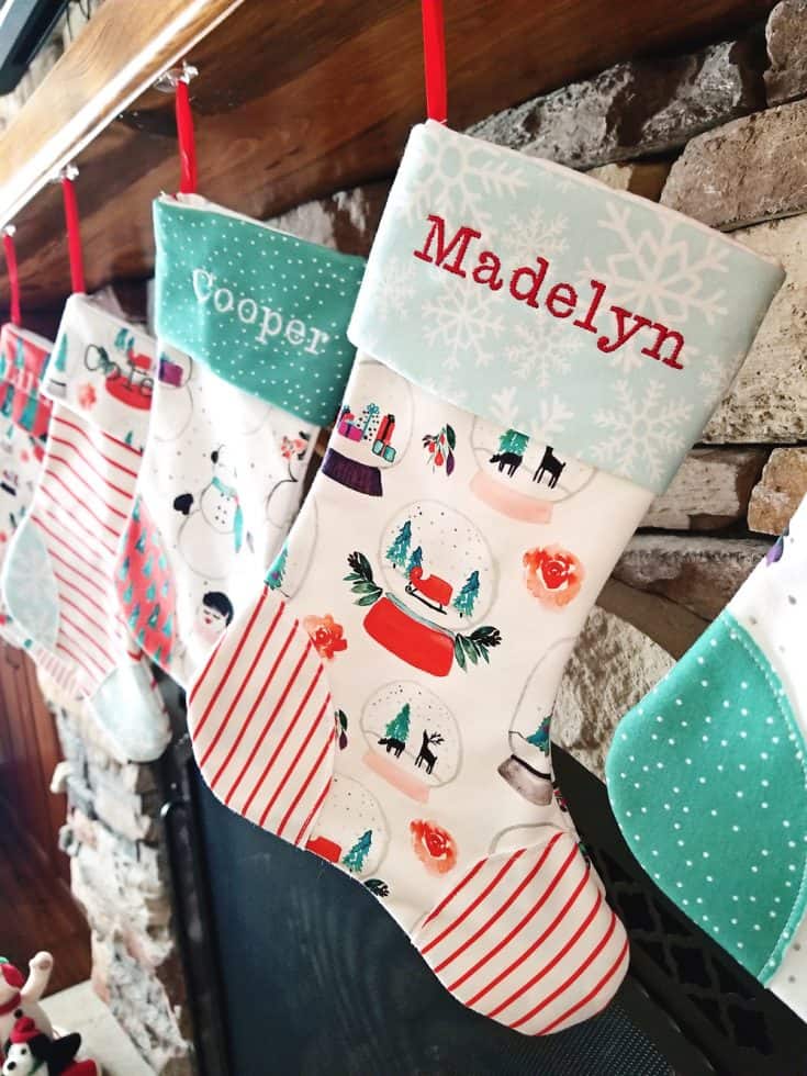 How to Make Homemade Christmas Stockings DIY Gift Idea