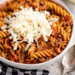 Pressure Cooker Light Pizza Noodle Casserole