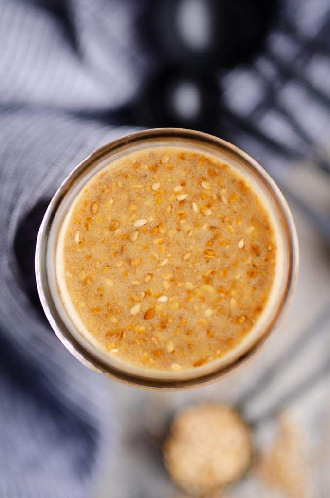 Toasted Sesame Asian Salad Dressing top of jar