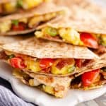 Turkey Bacon Breakfast Quesadilla