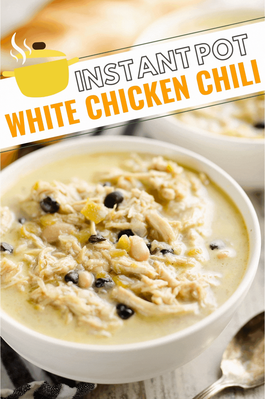 Healthy Pressure Cooker White Chicken Chili Soup
