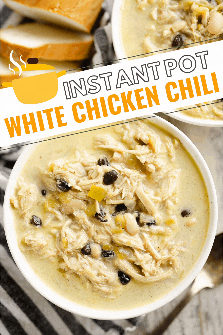 Healthy Pressure Cooker White Chicken Chili Soup