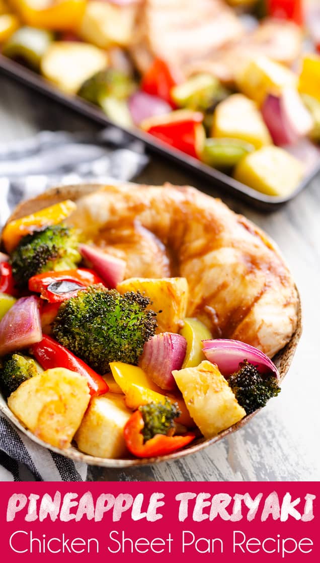 pineapple teriyaki chicken sheet pan recipe