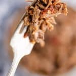 Chipotle Garlic Pressure Cooker Shredded Beef