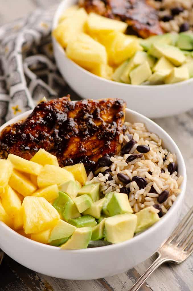 Cuban Chicken Rice Bowl Individual Servings