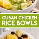 Cuban Chicken Rice Bowl Picture