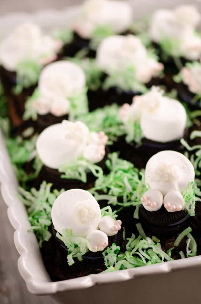 Easter Bunny Butt Cake