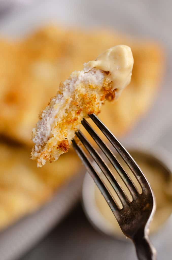 Crispy Air Fryer Breaded Pork Chops bite