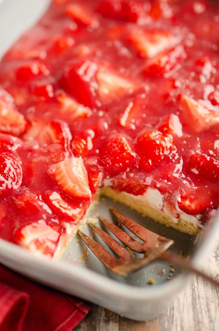 Fresh Strawberry Pie Bars