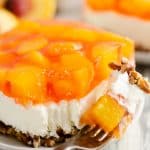 Peach Pretzel Salad Dessert