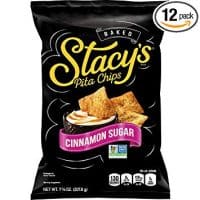 Stacy's Cinnamon Sugar Flavored Pita Chips, 7.33 Ounce (Pack of 12)