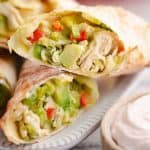 Air Fryer Avocado Chicken Egg Rolls