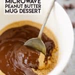 Microwave Peanut Butter Cup Mug Dessert