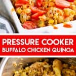 Pressure Cooker Buffalo Chicken Quinoa