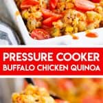 Pressure Cooker Buffalo Chicken Quinoa