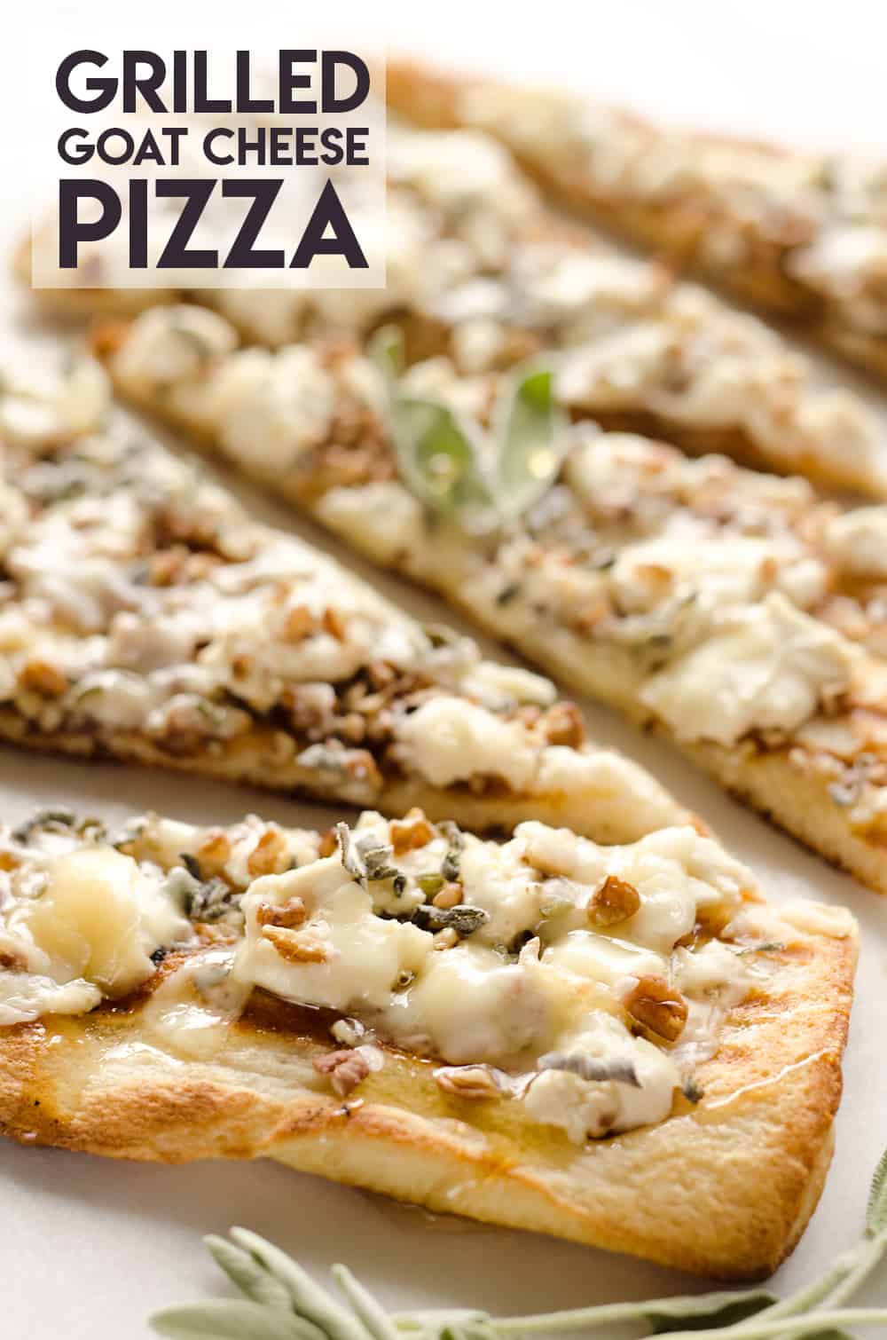 Grilled Honey Goat Cheese Pizza