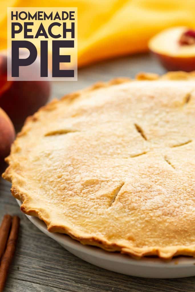Homemade Peach Pie Recipe