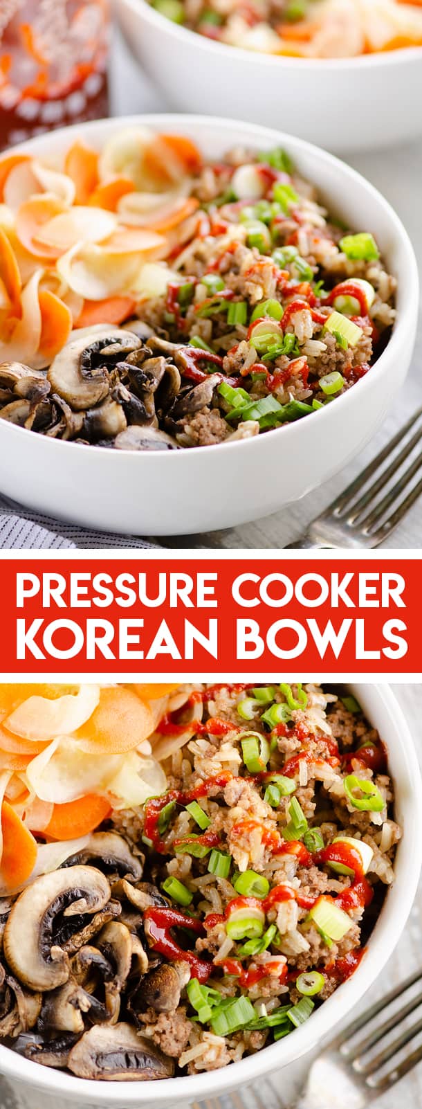 Pressure Cooker Korean Beef Bowl easy hamburger recipes